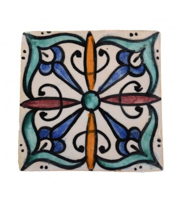 Al-Andalus - 14,5 cm - verschiedene Designs - handgefertigte Tile - Modell 15