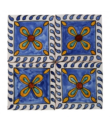 Al-Andalus - 14,5 cm - verschiedene Designs - handgefertigte Tile - Modell 16