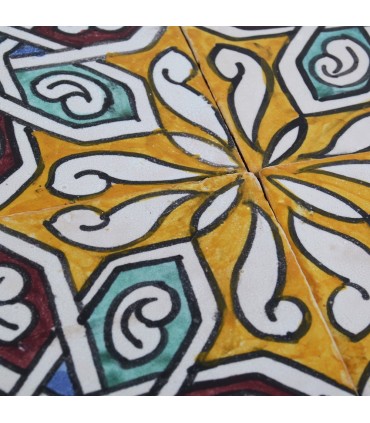 Al-Andalus - 14,5 cm - several designs - handcrafted tile - model 17