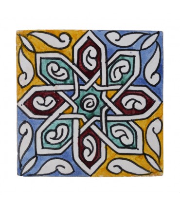Al-Andalus - 14,5 cm - several designs - handcrafted tile - model 17
