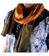 Cachecol estilo Tuareg de verão - 100% algodão - várias cores - 150 cm