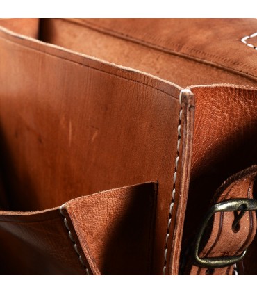 Handwerker-Portfolio-Leder - hohe Qualität - 2 Fächer - 27 cm