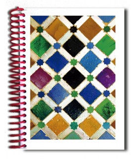 Reservar o projeto mosaico - Souvenir árabe - tamanho A5 - 100 folhas