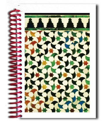 Prenotare design mosaico - Souvenir arabo - formato A5 - 100 fogli