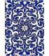 Postal Mosaico Árabe - Souvenir Granada - Modelo 6