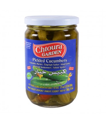 Gherkins in vinegar - CHTOURA - Lebanese product - 600 g