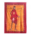 Fabric cotton India-Cazador Masai - artisan-140 x 210 cm