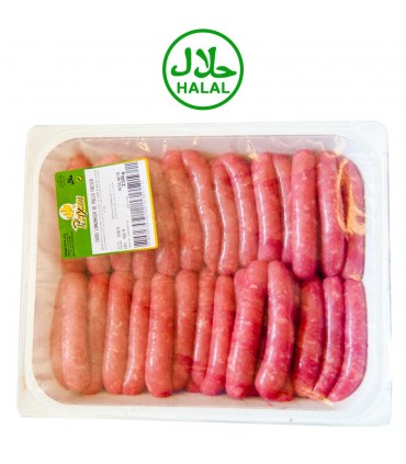 salchichas de Pollo - Halal - Bandeja 2,5 kg +/-  Payan