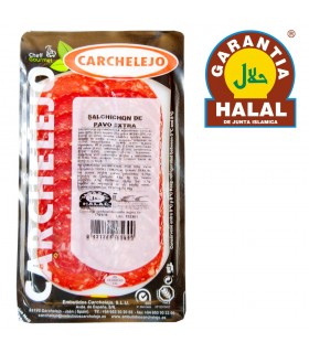 Salami de Pavo Extra 80 gr - Gourmet - Halal - Carchalejo