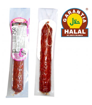 Chorizo de Pavo Extra 250 gr - Gourmet - Halal - Carchalejo