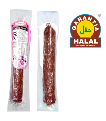 Salchichón de Pavo Extra 250 gr - Gourmet - Halal - Carchalejo