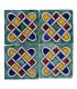 Al-Andalus - 10 cm - verschiedene Designs - handgefertigte Tile - Modell 20