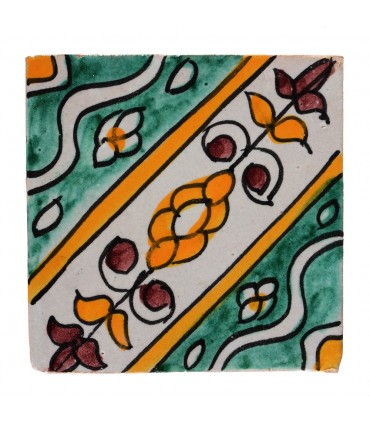 Al-Andalus - 10 cm - several designs - handcrafted tile - model 21