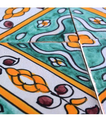 Al-Andalus - carreaux faits à la main 10 cm - plusieurs motifs - - modèle 21