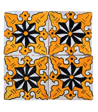 Al-Andalus - 10 cm - several designs - handcrafted tile - model 22