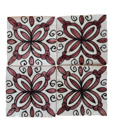 Azulejo Andalusí - 10 cm - Varios Diseños- Artesanal- Modelo 24