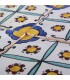 Al-Andalus - 10 cm - several designs - handcrafted tile - model 25