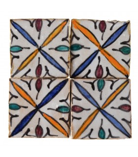 Al-Andalus - carreaux faits à la main 10 cm - plusieurs motifs - - modèle 26