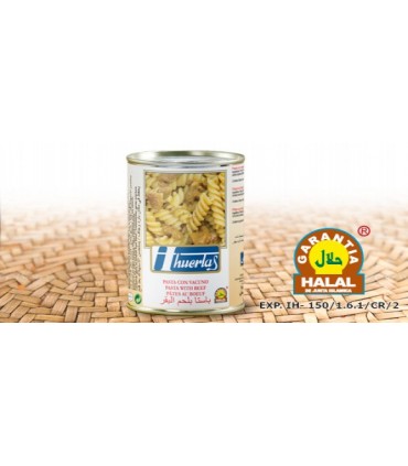 Pasta with beef - guarantee Halal - 415 g