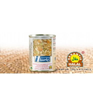 Ragoût de légumes au poulet - garantie Halal - 415 g