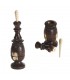 Wood Container and Wood Black (Kujul-Kajal) - 2 Sizes
