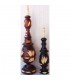 Contenitore e mazza di legno nero (Kujul-Kajal) - 2 taglie