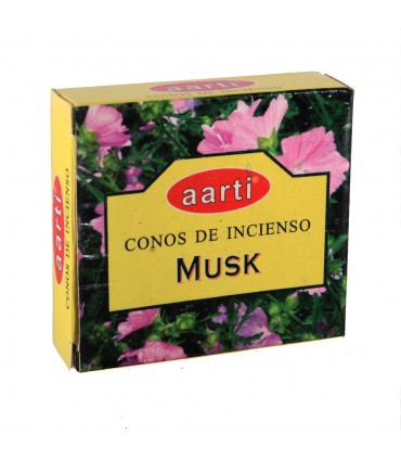 Coni di incenso muschio - Aarti - - 12 coni