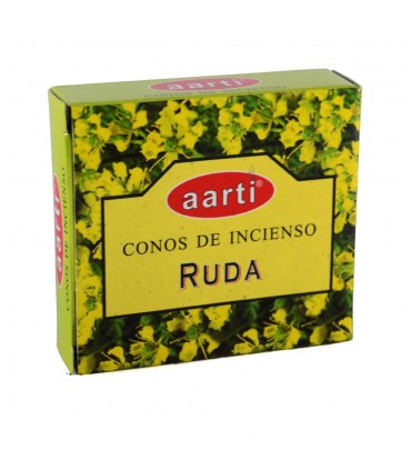 Cones de incenso - Aarti - Ruda - 12 cones