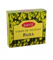 Cônes d'encens - Aarti - Ruda - 12 cônes