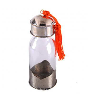 Jar Crystal - coated with Alpaca - special oils