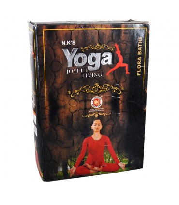 Tiges de boîte encens yoga - vie joyeuse - 22 g