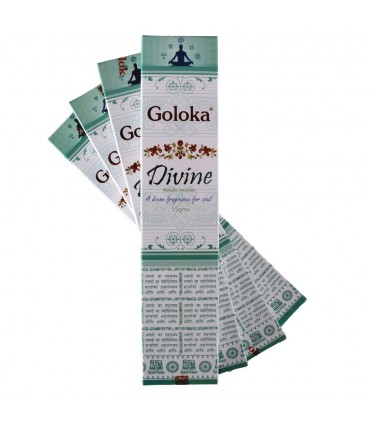 Goloka incenso divino - 15 gr - primeira qualidade