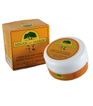Crema Aceite de Argán - 100% Natural -Anti Edad - Hidratante - 100 ml