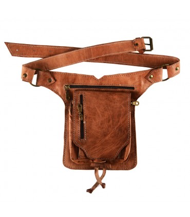 Fanny crafts - 100% leather - great quality - 5 compartments