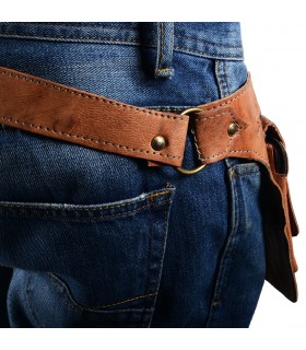 Fanny crafts - 100% leather - great quality - 5 compartments