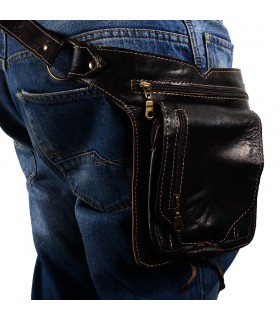 Fanny crafts - 100% leather - great quality - 5 compartments