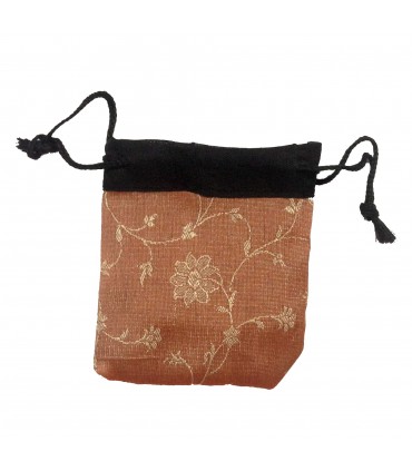 Mini Geschenktüten - Recycling-Sari - Modellen und verschiedenen Farben - 9 cm