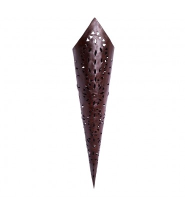 Mur de fer allongé ajouré - conception médiévale - 89 cm