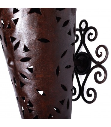 Aplique Alargado de Hierro Calado - Diseño Medieval - 89 cm