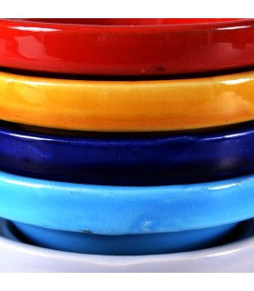 Épicier Mini Tajin décoré - diverses couleurs - 10 cm de hauteur