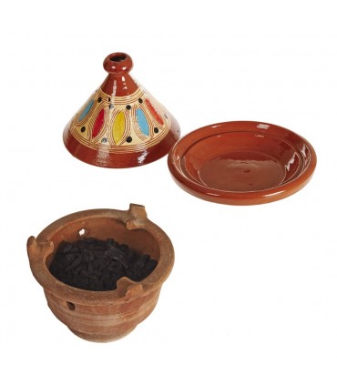 Afrique Clay Encensoir - 24 cm - Brasero - Artisan