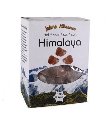 Sal do Himalaia - pedaços grandes - 1 kg - formato caixa