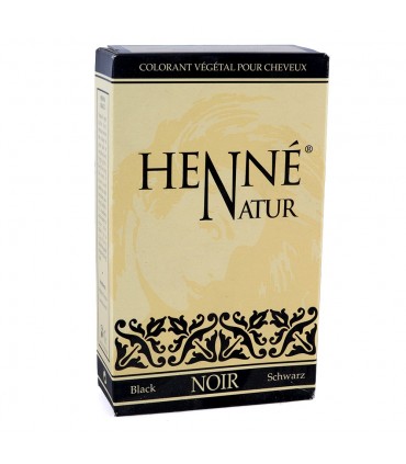Hennè naturale - tintura vegetale per capelli - nero - 90 g