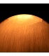 Lampada di Selenite - sfera - 12 cm Diametro lucidato