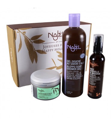 Pack rituel hammam - inclut le savon - Gel - huile de massage et gant Kessel - préféré