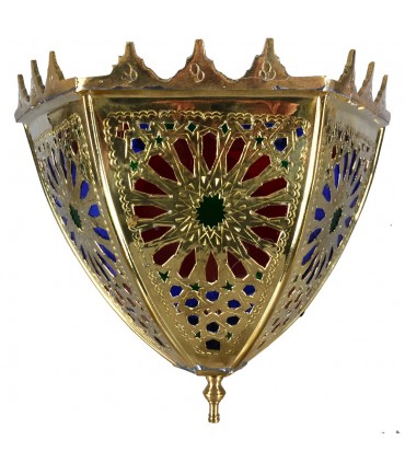 Dourada com cristais de parede bronze - projeto Alcazaba - tricolor - 3 tamanhos
