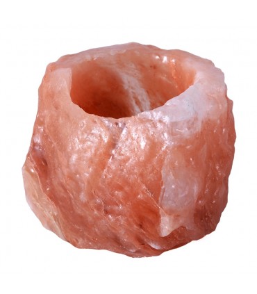 Natural salt candle holder Himalaya - gross - Feng Shui - NOVELTY