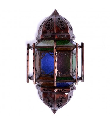 Applique verre tirant d'eau - barres - Multicolor - 37 cm