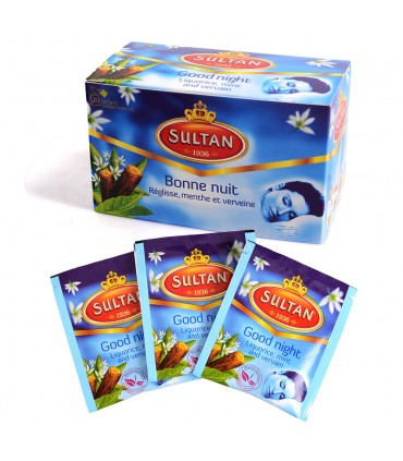 Green tea with Hierbabbuena of Tiznit - SULTAN - bags of tea - 20 teabags