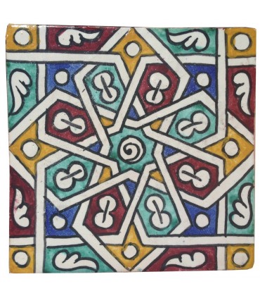Andalouse Mini Tile - 14,5 cm - Divers Designs - Modelo 6
